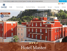 Tablet Screenshot of hotelmaster.net